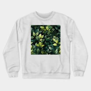 Green Leaves Pattern 11 Crewneck Sweatshirt